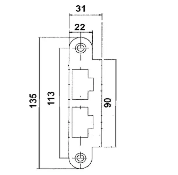 ~ Interior lock set complete Satin chrome and Satin Stainless steel. With Escutcheon Plates - Image 4
