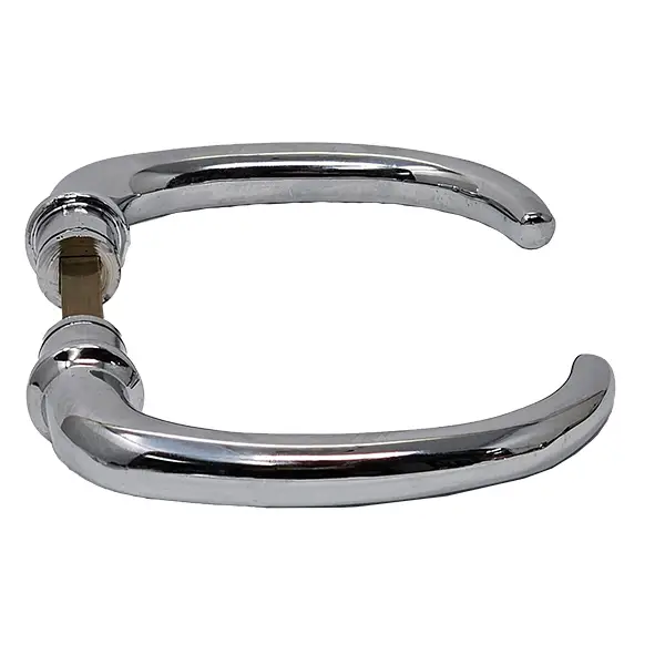 GSV Schwepper & S&B Door Lever Pair "Classic". Polished Chrome Plated Brass