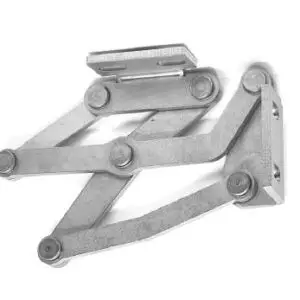 Invisible Hinge Left Hand; Stainless Steel. 180 degree opening