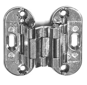 invisible hinge 41 x 45 mm. Minimum door thickness 1 inch.