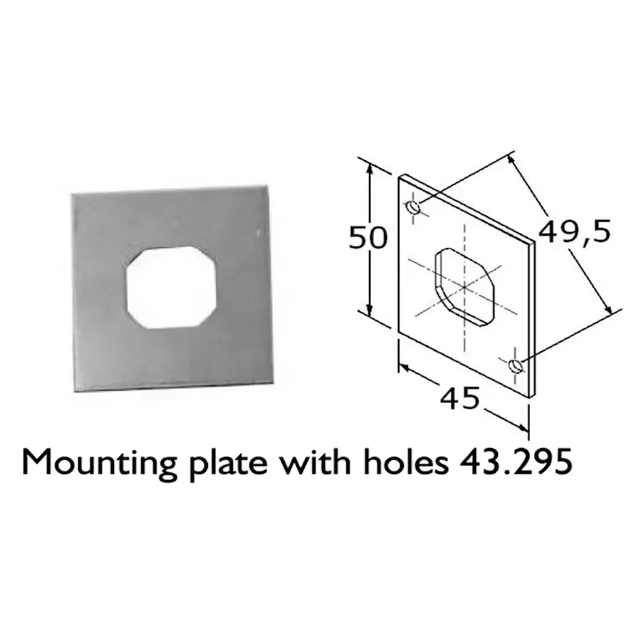 Hatch Fastener Set. Hatch Thickness - 1 5/8 inch. Distance Cam 2 1/4 inch. Operates through Triangular Key Sold Separately. - Image 5