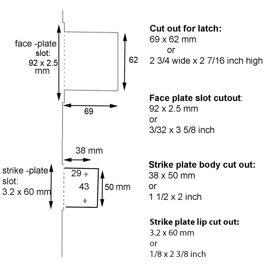 - Glass Door Latches - Image 2