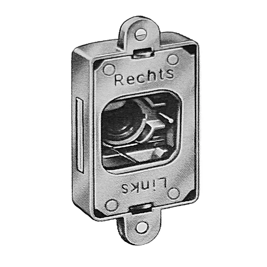 rim lock 16 mm backset with keyway. 3 point lock - Image 3