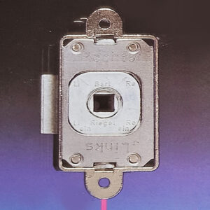 rim lock 16 mm backset with follower for 7x7mm spindle