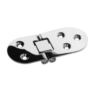 Deck Hinge - 45 x 101 mm. Screws Showing. Stainless Steel