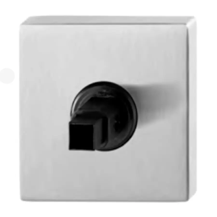 Square Rose for Brand Levers only. 65 x 65 mm. Sold as pair. Polished Stainless Steel
