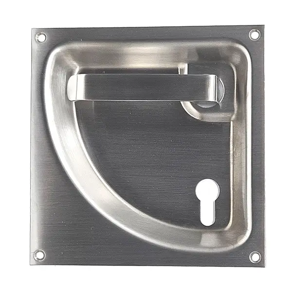 Flush Cupped Escutcheon with Lever each. Left Hand. - Image 3