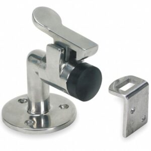 Door Holder with Hook. Distance 50 mm 90 Degree angle. With Angle Strike Plate