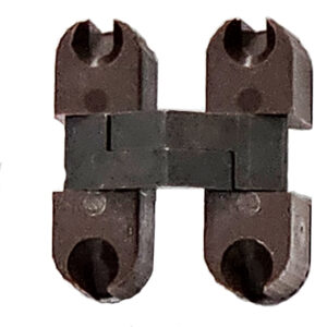 Invisible Hinge, nylon, size 33 x 30 mm. 1 5/16 x 1 1/4 inch Minimum Door thickness - 5/8 inch
