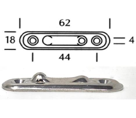 Hatch Fastener w. Straight Cam with Lift Ring and Strike Plate. Cut Hole 2 3/8 inch. - Image 4