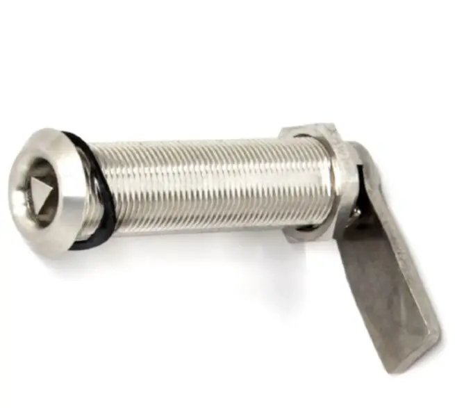 Hatch Fastener Set. Hatch thickness - 2 3/4 inch.. Distance Cam 3 1/8 inch. Operates through Triangular Key Sold Separately.