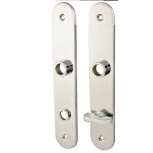 Gsv Schwepper and S&B Privacy escutcheon set polished stainless steel