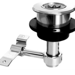 Hatch Fastener w. Roller Bearing Cam and Strike Plate. Cut Hole 2 3/8 inch.