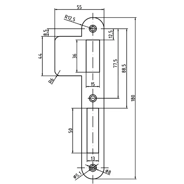 Entry Mortise Lock SET 80 mm Backset. GSV and S&B. Heavy Duty - Image 4