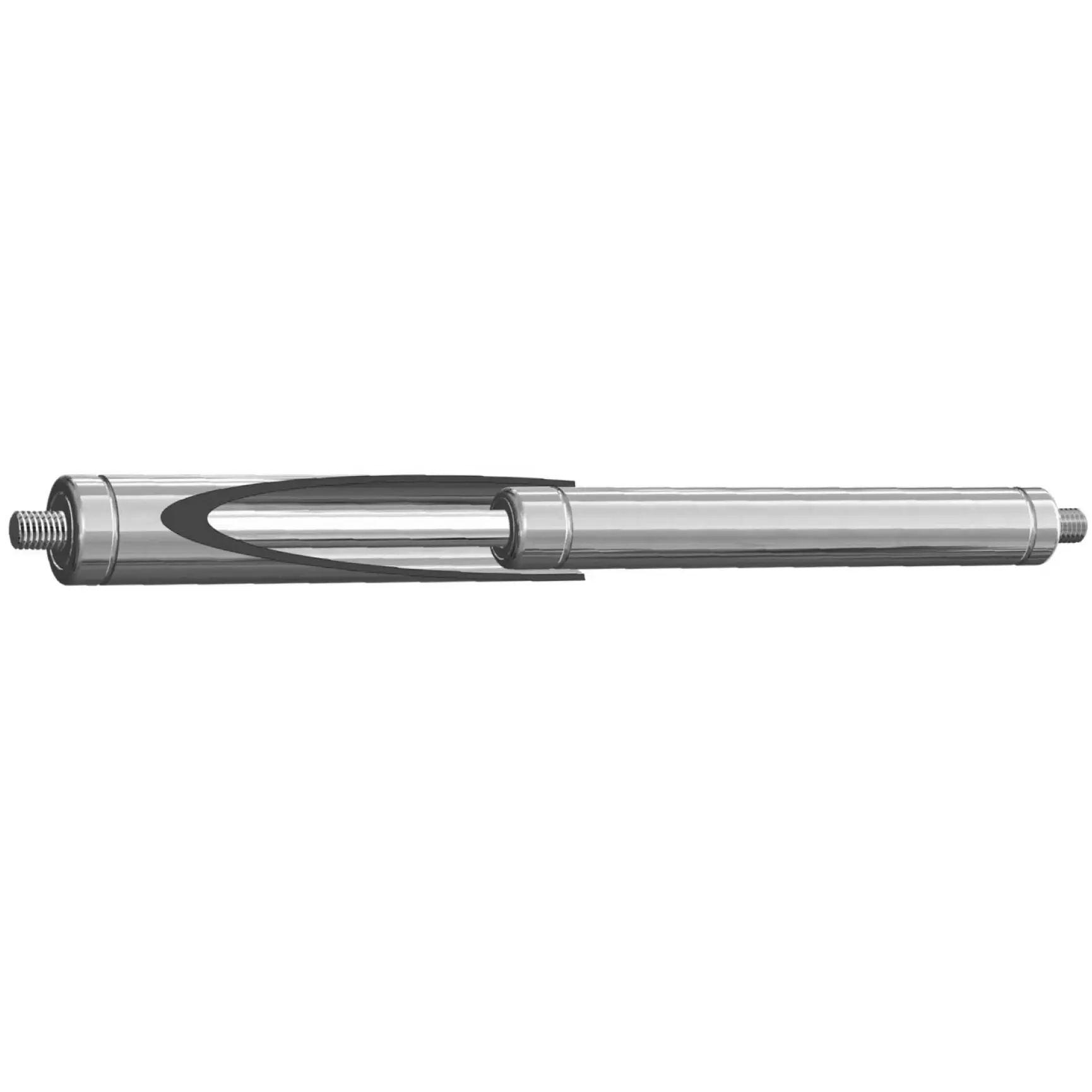 Gas Spring Series 10-23-250 mm With Protection Tube. Specify Newton Force Below - Image 2