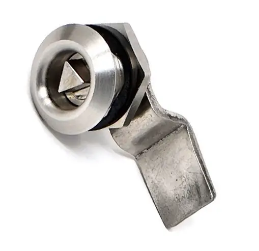 Hatch Fastener Set - Hatch Thickness - 7/16 inch. Distance Cam 1 1/8 inch. Operates through Triangular Key Sold Separately.