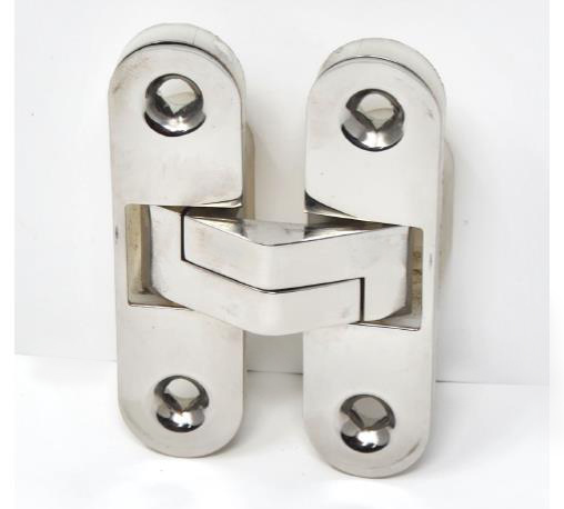 invisible hinge inox 66 size 89 x 56 mm doorthickness minimum 1 1/4 inch