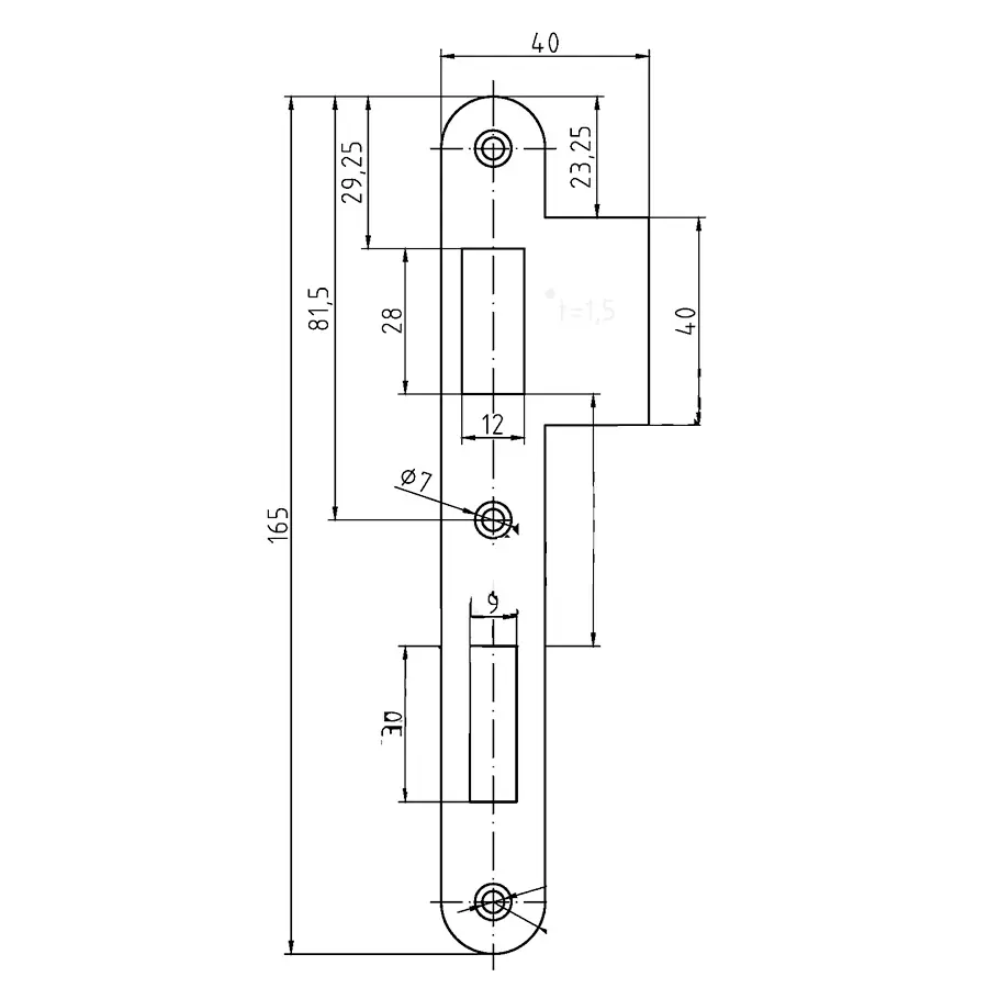Door Lock 50 mm backset. Entry Function. GSV Schwepper and S&B #4040 series. Complete SET - Image 2