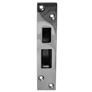 Strike Plate for Sliding Door Lock #11.382 Polished Stainless Steel.
