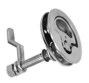 Hatch Fastener with Lift Ring. Compression Style. Cut 2 1/8 inch hole. Cam included
