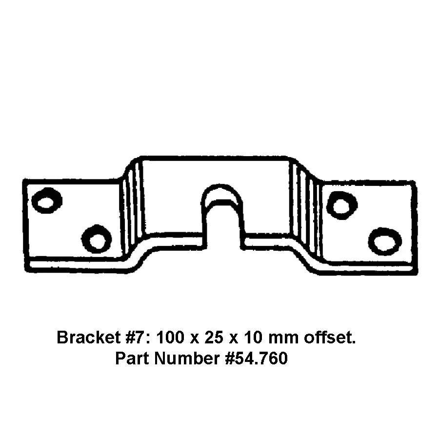 A Sliding Door Track #7 system for up to 165 Lbs. door weight using 2 carts - Image 4