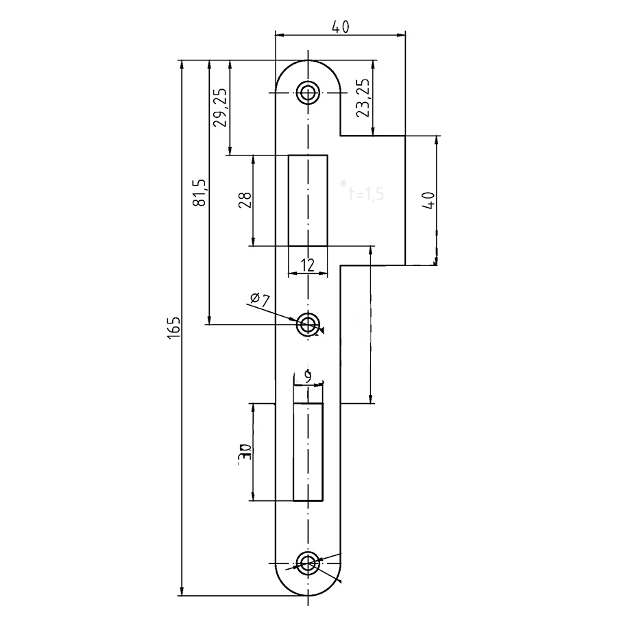 Door Lock 40 mm backset. Entry Function. GSV Schwepper and S&B #4040 series. Complete SET - Image 4