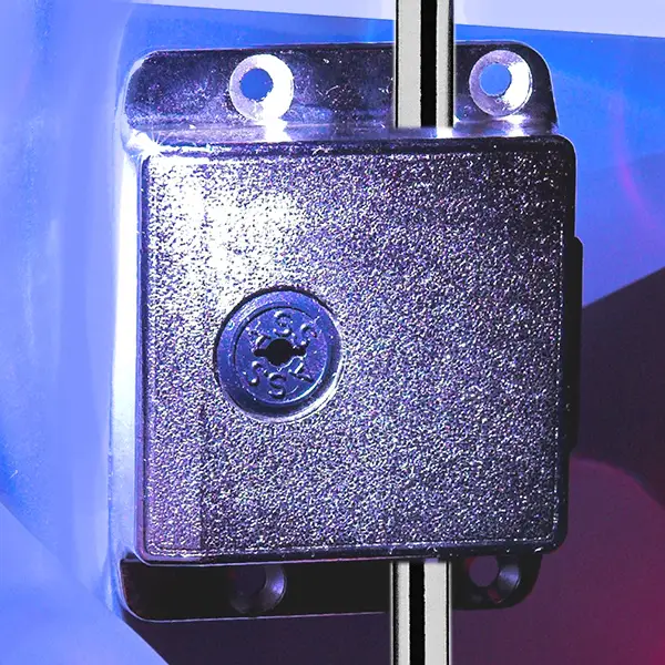 rim lock 40 mm backset with keyway.. 3 point lock. - Image 2