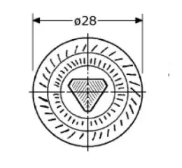 Body only for Hatch Fastener. 2 inch long - Image 3