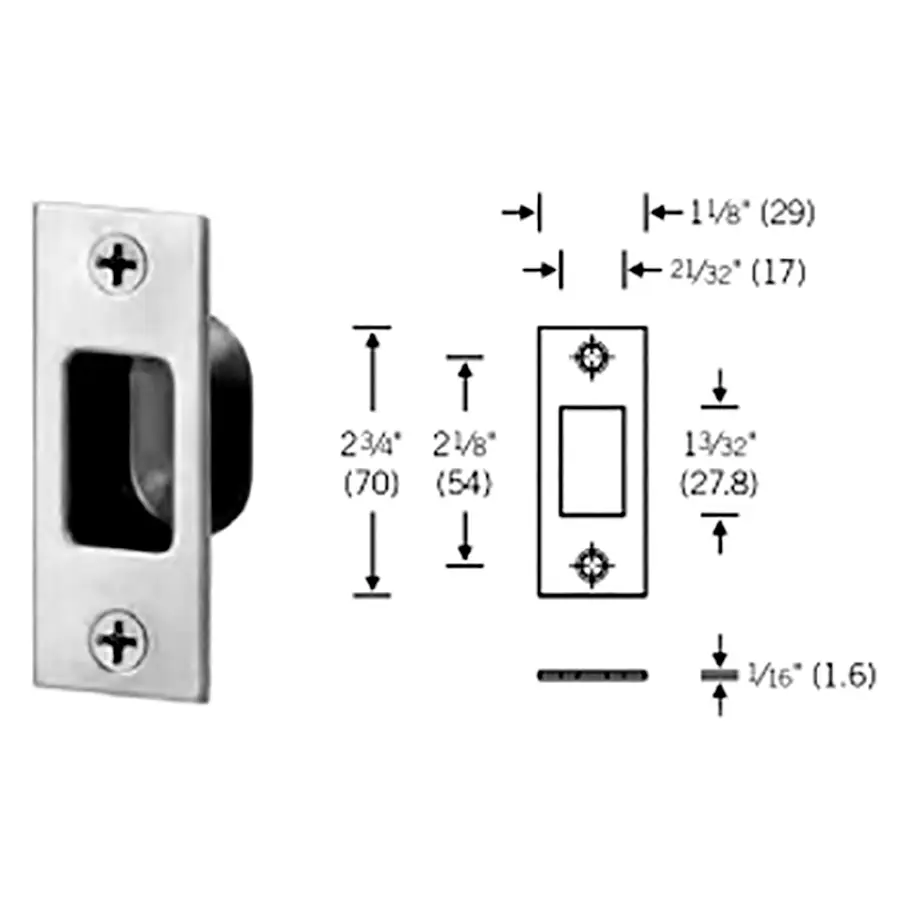 ` Tubular Deadbolt with Privacy set up. 2 3/8 inch backset - Image 3