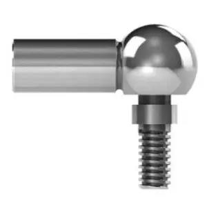Series 8-18 / 10-23 Gas Spring End Fitting. Ball Joint Angle M8x30 mm. Stainless Steel
