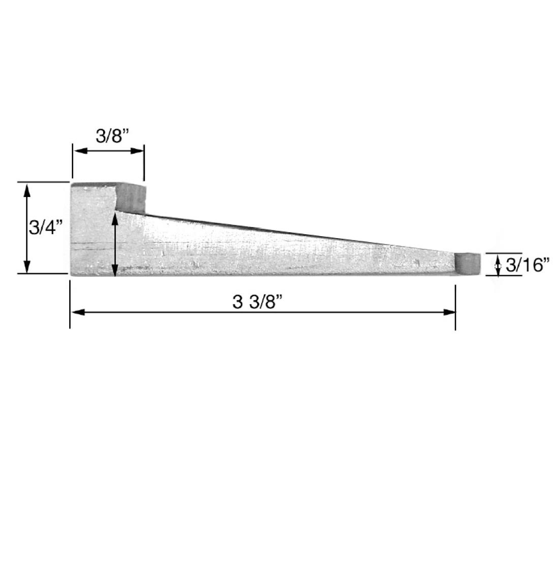 Door Dogging Device Single Side with Blind Weld On Bushing - Image 3